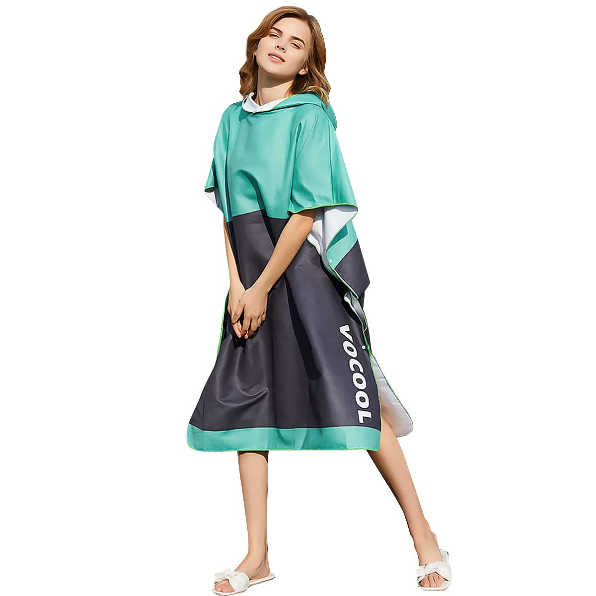 Amazon.co.jp: LumiSyne お着替えポンチョ ビーチ 男女兼用